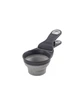 Мерный стакан для корма Dexas Collapsible KlipScoop складной на клипсе 120 мл, серый - изображение 1