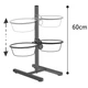 Миски для собак на штативі Flamingo Otis+ H-Stand, 2 шт х 3.95 л - зображення 3
