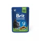 Корм Brit Premium Chicken Sterilised вологий з куркою у соусі для стерилізованих котів 100 гр - зображення 1