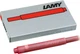 Набір чорнильних картриджів LAMY T10 червоний 5 шт. (1602076) - зображення 1
