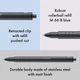 Ручка-ролер LAMY swift чорна стрижень M66 чорний (4001146) - изображение 6