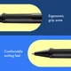 Ручка кулькова LAMY safari чорна M16 синій стрижень (4030235) - изображение 6