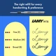 Ручка кулькова LAMY safari чорна M16 синій стрижень (4030235) - изображение 7