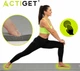 Килимок спортивний Actiget NBR для йоги та фітнесу 183 x 61 x 1 cм Grey (ACT0019) - зображення 8