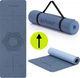 Коврик спортивный Actiget TPE для йоги и фитнеса 183 x 61 x 0.6 см Blue/Sky Blue (ACT0021) - изображение 11