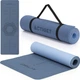 Коврик спортивный Actiget TPE для йоги и фитнеса 183 x 61 x 0.6 см Blue/Sky Blue (ACT0021) - изображение 1