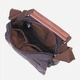 Сумка планшет через плечо мужская Vintage leather-21225 Черная - изображение 5