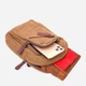Сумка слинг через плечо мужская Vintage leather-21230 Коричневая - изображение 7