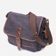 Сумка мессенджер через плечо мужская Vintage leather-21247 Черная - изображение 1