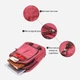 Сумка слинг через плечо мужская Vintage leather-21256 Малиновая - изображение 5