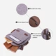 Сумка планшет через плечо мужская Vintage leather-21263 Серая - изображение 7