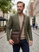 Сумка-планшет чоловіча шкіряна Vintage 21276 Коричнева (leather-21276) - изображение 2