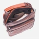 Сумка планшет через плечо мужская из натуральная кожи Vintage leather-21277 Рыжяя - изображение 8