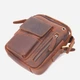 Сумка планшет через плечо мужская из натуральная кожи Vintage leather-21293 Коричневая - изображение 6