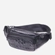 Сумка на пояс бананка мужская из натуральная кожи Vintage leather-21297 Черная - изображение 1