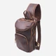 Сумка слинг через плечо мужская из натуральная кожи Vintage leather-21303 Коричневая - изображение 1