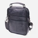 Сумка планшет через плечо мужская из натуральная кожи Vintage leather-21396 Черная - изображение 3