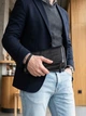 Кошелек кожаный для карточек Vintage 21292 Черный (leather-21292) - изображение 2