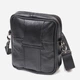 Сумка планшет через плечо мужская из натуральная кожи Vintage leather-21483 Черная - изображение 3