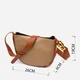 Сумка кросс боди через плечо женская из натуральная кожи Vintage leather-22092 Бежевая - изображение 4