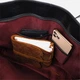 Сумка шоппер женская из натуральная кожи Vintage leather-22095 Черная - изображение 9