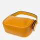 Сумка багет седло женская из натуральная кожи Vintage leather-22100 Желтая - изображение 6