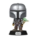 Игровая фигурка Funko POP! Мандалорец с Грогу 9,6 см Винил Чиби - изображение 2