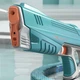 Водяний пістолет - бластер з автоматичним закачуванням води Superior 2302B на 320 мл з LED дисплеєм (Бірюзовий) - зображення 5