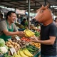 Маска карнавальна Голова Коня horse head універсальна з латексу для хлопця та дівчини - зображення 6