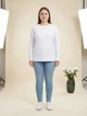 Лонгслів жіночій ASOS Design Maternity з органічної бавовни білий 44-46 - изображение 1