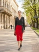 Блуза на запах у смужку Don't Call Me Jennyfer чорна 44-46 - изображение 6