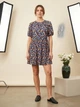 Міні-сукня жіноча ASOS Design квітковий принт на чорному XS - изображение 1