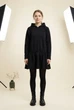 Сукня-худі жіноча з воланом NA-KD gothic casual чорна EUR XS - изображение 1
