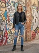 Джинси скінні жіночі ASOS Design spray on з рваністю 44-46 синій W32/L30 - изображение 2