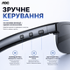Умные солнцезащитные очки AOC со встроенными беспроводными наушниками и микрофоном для телефона, Type-C. Черные - изображение 6