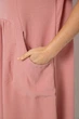 Сукня жіноча однотонна повсякденна пудровий 214R209 AGER 54 (3XL-4XL) - зображення 5