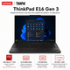 Ноутбук 16" Lenovo ThinkPad E16 Gen 3 AMD Ryzen 7 250 32GB 1TB SSD Radeon 780M DOS Eclipse Black (21SUS01S00) - зображення 1