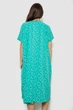 Платье женское однотонное с принтом мятный 214R209-6 AGER 56 (4XL-5XL) - изображение 4