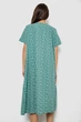 Платье женское однотонное с принтом оливковый 214R209-6 AGER 56 (4XL-5XL) - изображение 4