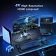 Зовнішня карта відеозахоплення XIXMASK HDMI–USB/USB-C Full HD 1080p 60 FPS для стримінгу - зображення 3