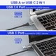 Зчитувач карт пам’яті 7-в-2 USB 3.0/USB Type-C для SD, MicroSD, SDXC, SDHC та MMC - зображення 4
