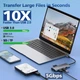 USB-хаб Choetech 7-in-1 USB-C to HDMI 4K@30Hz + 3xUSB 3.0 5Gbps + SD/TF + USB-C PD 100W Gray (HUB-M19-GY) - изображение 3