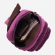 Сумка-рюкзак жіноча тканинна 6 л Vintage leather-22147 6 л Фіолетова - зображення 8