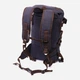 Рюкзак мужской тканевый 20 л вмещает формат А4 Vintage leather-22157 Черный - изображение 3