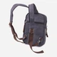 Сумка-рюкзак мужская тканевая 5.6 л Vintage leather-22162 Черная - изображение 3
