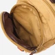Сумка-рюкзак мужская тканевая 5.6 л Vintage leather-22166 Песочная - изображение 8
