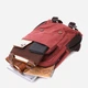 Сумка-рюкзак мужская тканевая 7 л вмещает формат А4 Vintage leather-22170 Бордовая - изображение 9
