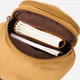 Сумка-рюкзак мужская тканевая 4.5 л Vintage leather-22178 Песочная - изображение 8
