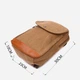 Сумка-рюкзак мужская тканевая 7 л вмещает формат А4 Vintage leather-22183 Коричневая - изображение 5