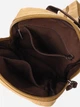 Сумка-рюкзак мужская тканевая 7 л вмещает формат А4 Vintage leather-22185 Песочная - изображение 7